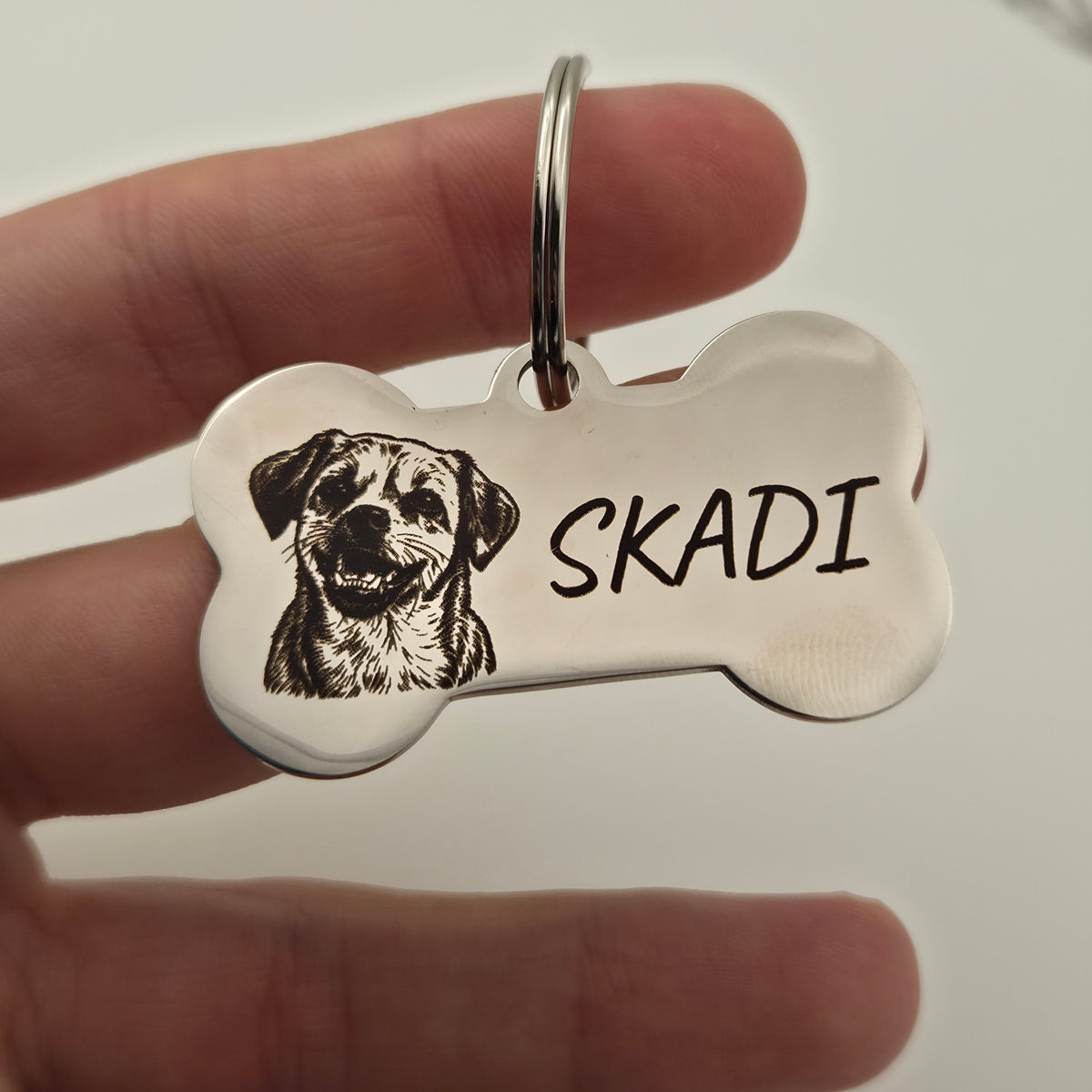 Custom Pet Portrait Tag