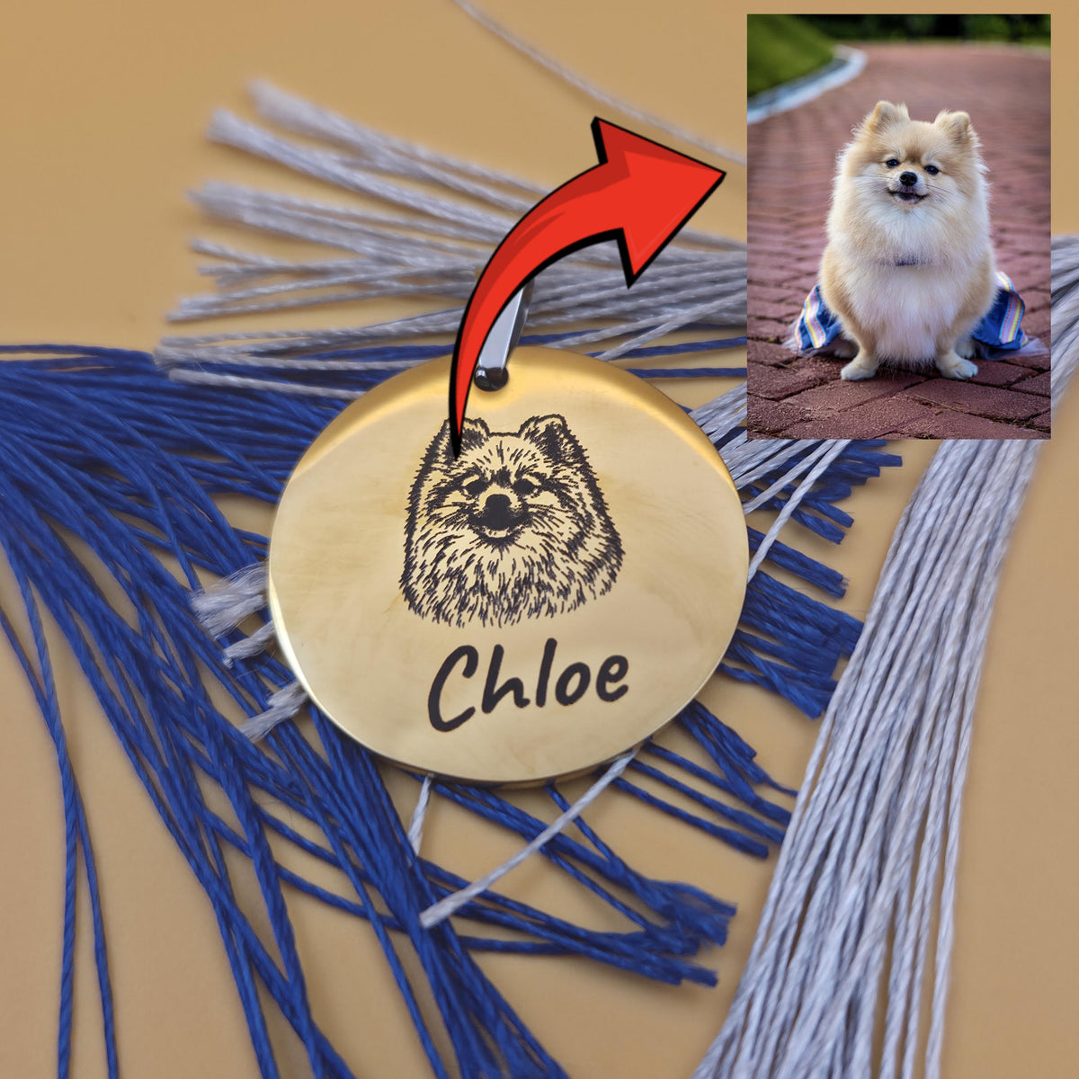 Pet Photo Keyring