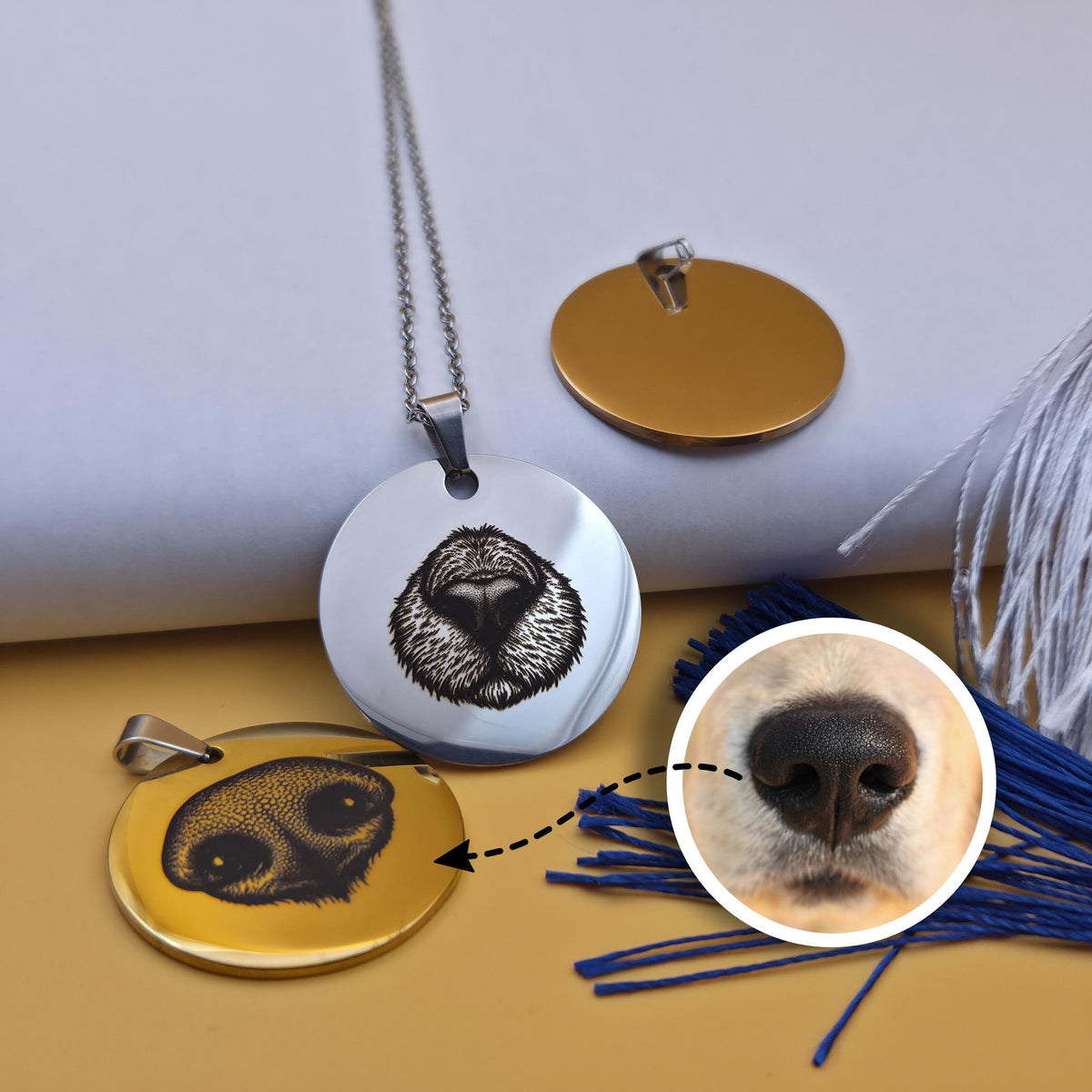Dog Nose Print Necklace