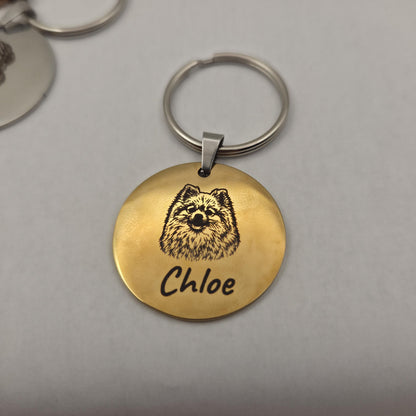 Pet Photo Keyring