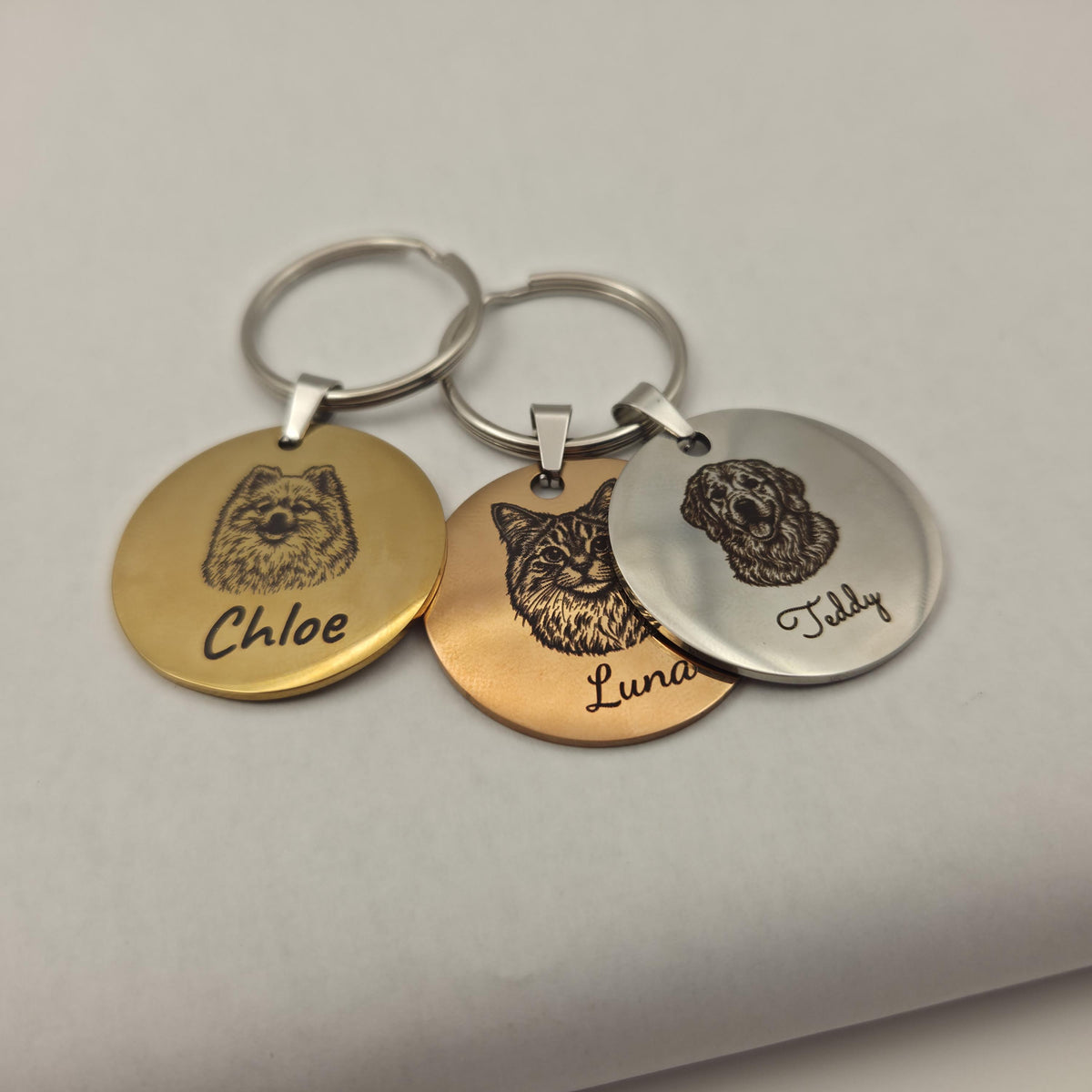 Pet Photo Keyring